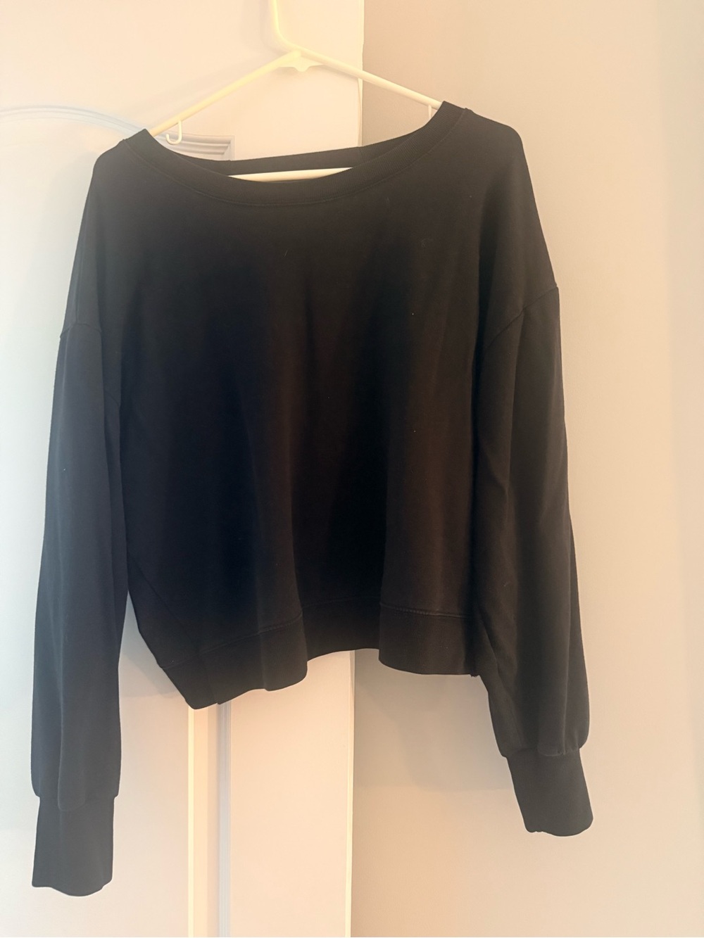 Athleta Black Crewneck Sweatshirt